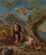 Eugene Delacroix outono oil painting